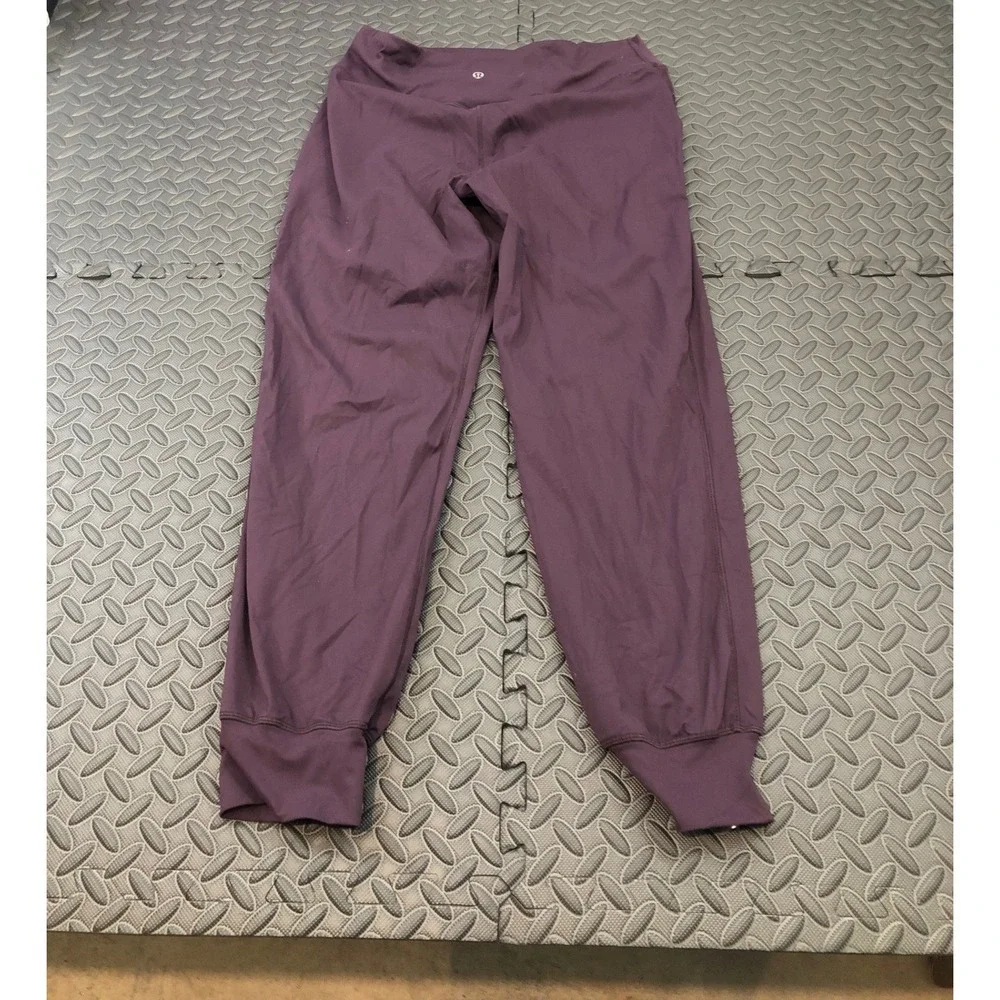 Lululemon Align Jogger Women Size 10 Purple High Rise Activewear Pants